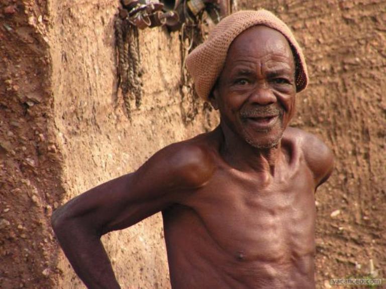 Homme âgé d'Afrique
